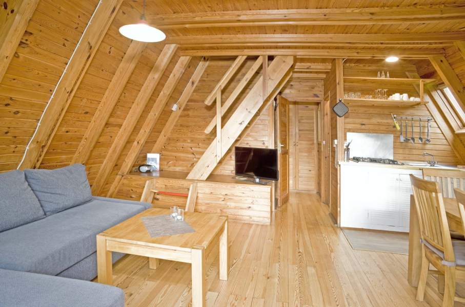 Foto von dem Wohnbereich im Nurdachhaus 304