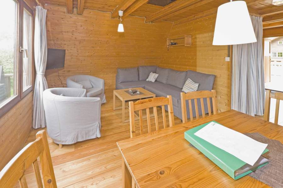 Foto von dem Wohnzimmer des Nurdachhauses 314.