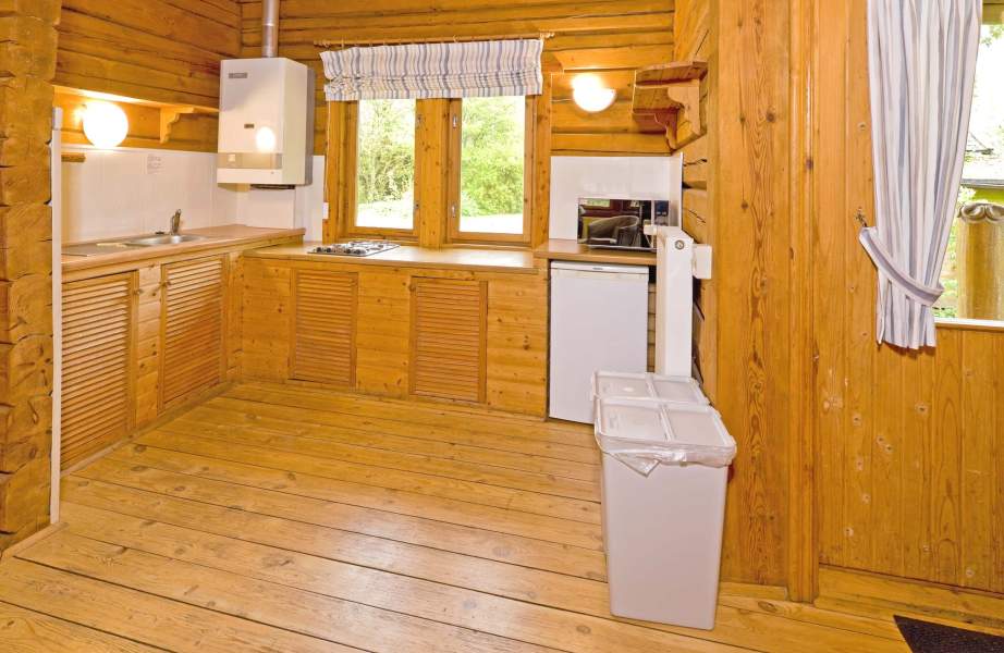 Foto von der Küche im Blockhaus 324.