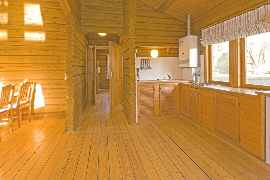 Foto von der Küche im Blockhaus 336.