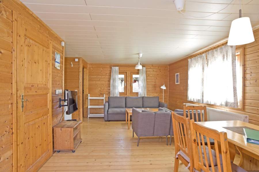 Foto von dem Wohn- und Essbereich im Ferienhaus 364.