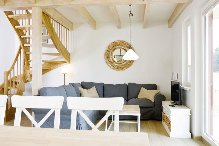 Foto von dem Wohnbereich im Seehaus 404.