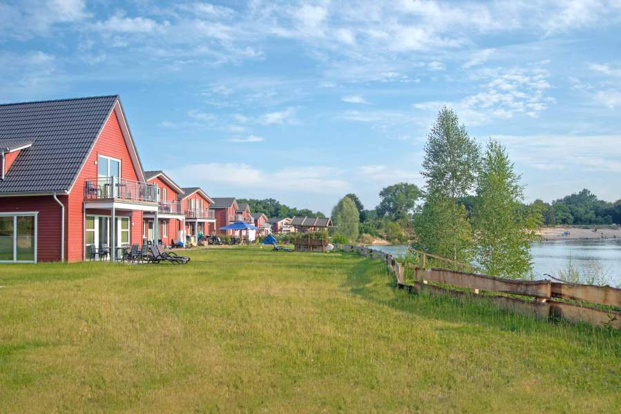 Foto von der Seehaus-Promenade am Geestsee.