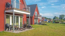 Außenansicht der Ferienwohnung 411 am Geestsee