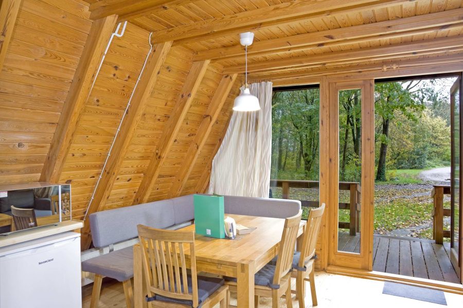 Bild des Essbereiches im Nurdachhaus 306.