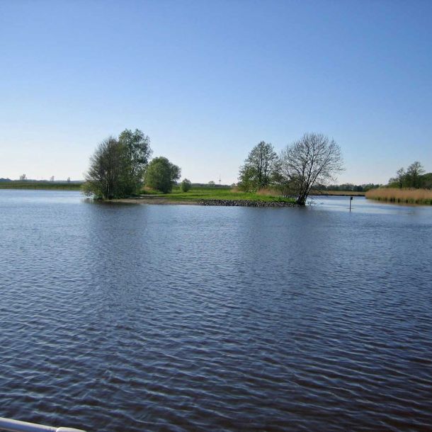 Urlaub im Gebiet mit Hoch- und Niedrigwasser