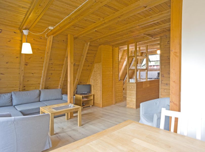 Foto von dem Wohnbereich im Nurdachhaus 338.