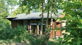 Außenansicht des Ferienhauses 377 im Ferienpark