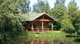 Außenansicht des Ferienhauses 331 im Ferienpark