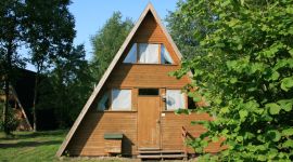 Außenansicht des Ferienhauses 378 im Ferienpark