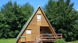 Außenansicht des Ferienhauses 314 im Ferienpark