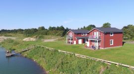 Außenansicht des Ferienhauses 409 am Geestsee