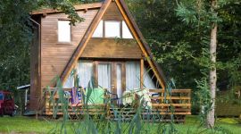 Außenansicht des Ferienhauses 339 im Ferienpark