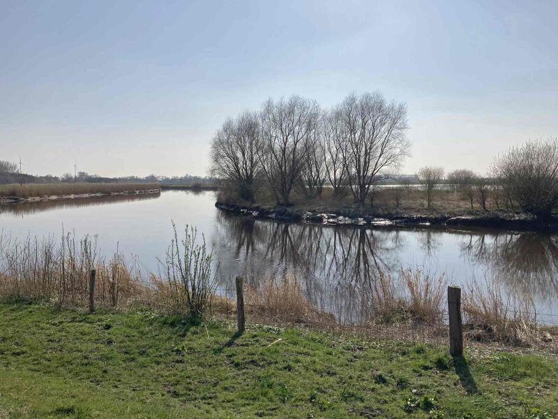 Auf oder ablaufend Wasser - die Oste ist tidenanhängig