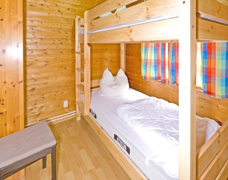 Foto von dem Schlafzimmer mit Etagenbett im Ferienhaus 375.