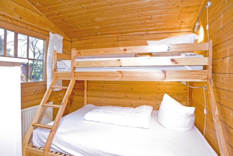 Foto von dem Schlafzimmer mit Etagenbett im Ferienhaus 362.
