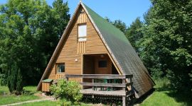 Außenansicht des Ferienhauses 312 im Ferienpark