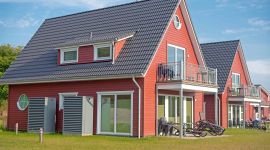 Außenansicht der Ferienwohnung 413 am Geestsee