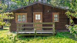 Außenansicht des Ferienhauses 361 im Ferienpark 